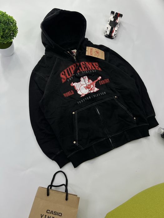 Зіпка Supreme x True Religion кофта зіп hoodie є y2k sk8 supreme худі