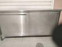 Bancada de inox, para trabalho