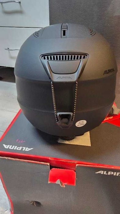 Alpina Grand Kask narciarski unisex  czarny mat Rozmiar L 57-61 cm