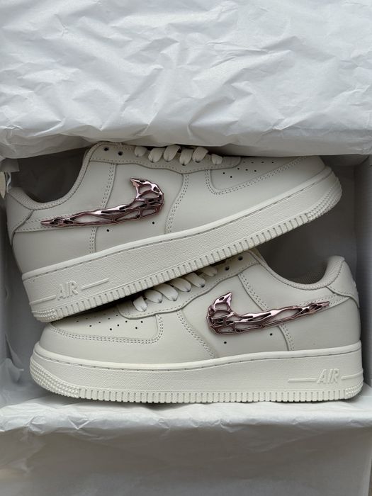 Nike Air Force 1 Low ‘Molten Metal Pink Swoosh ‘