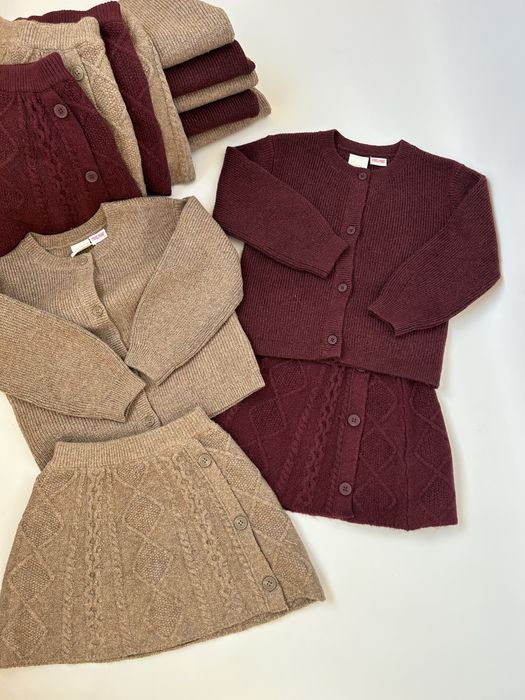 Костюм кардиган кофтинка спідничка zara 104,110,116