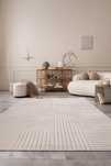 Dywan lucy ecru lines komfort 200x290