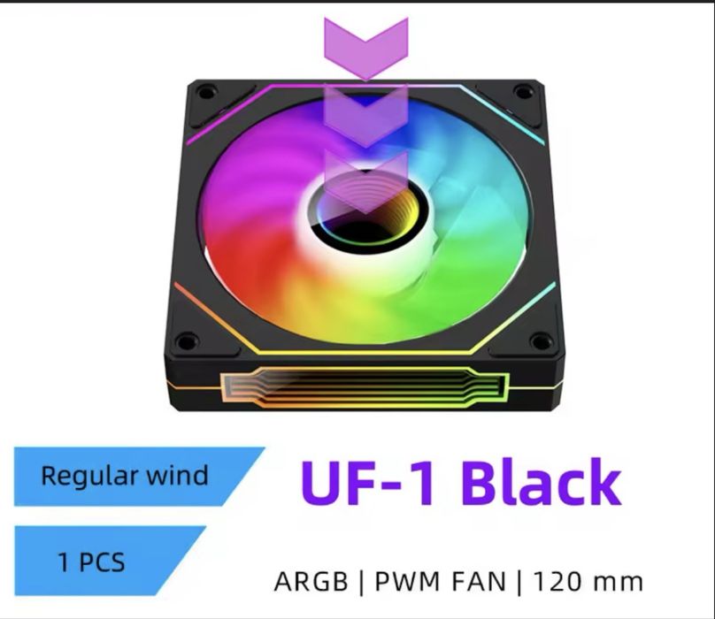 • Кулер Infinity Mirror Prism 120mm WHITE/BLACK  •