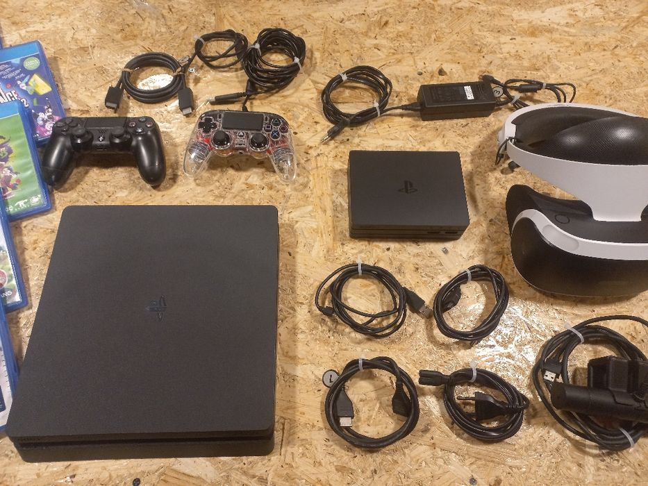 PS4 + Jogos + Oculos VR