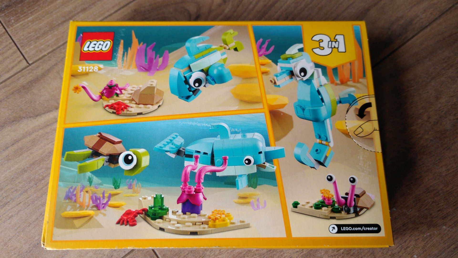 LEGO Creator 31128 delfin i żółw