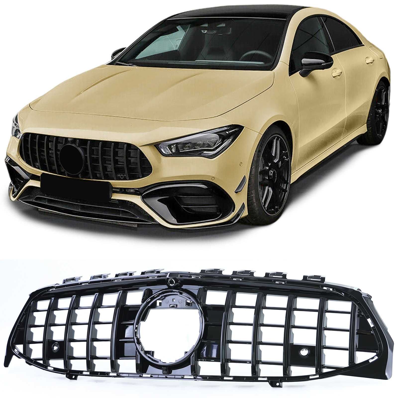 Grelha preta brilhante Panamericana Mercedes CLA C118 a partir de 2019