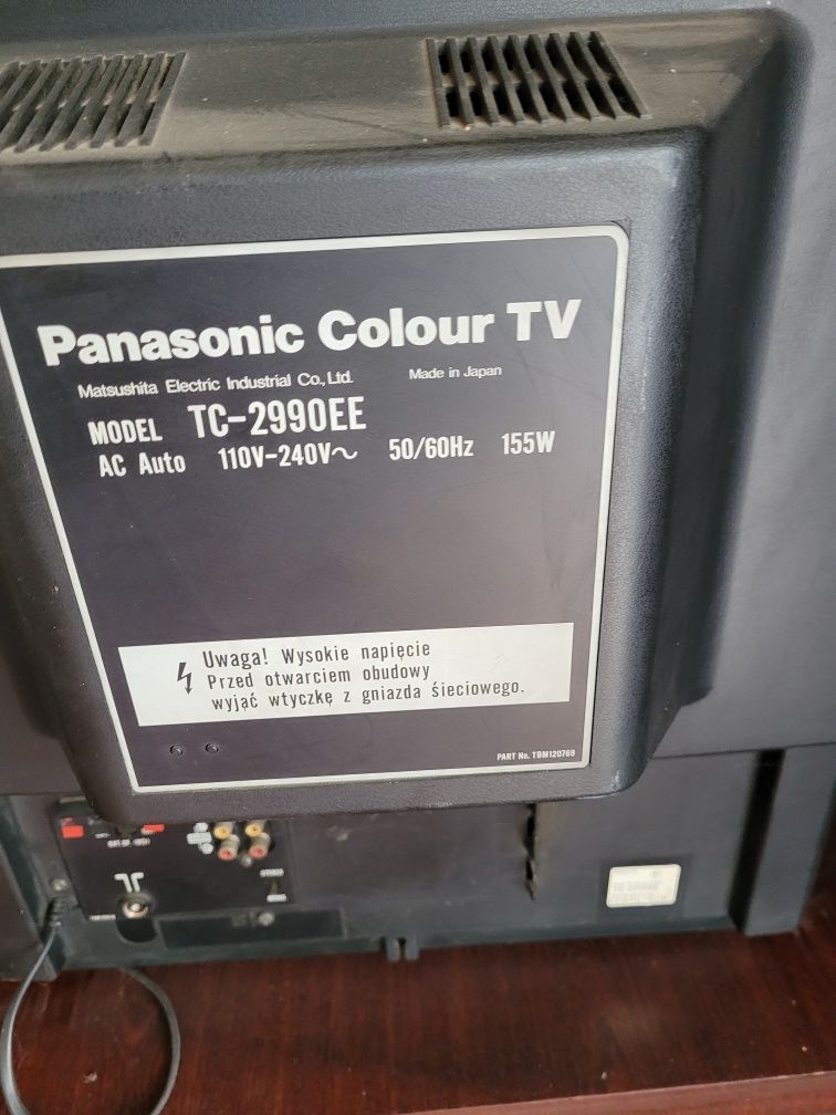 Telewizor Panasonic starego typu