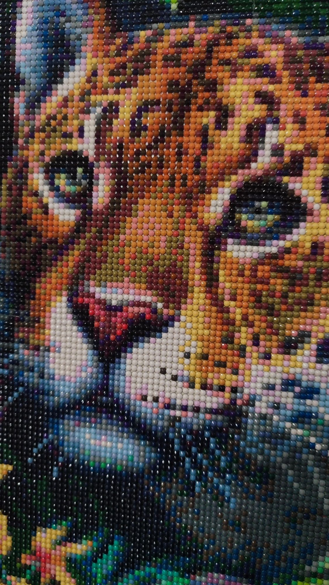 Готовая Алмазная мозаика Алмазная вышивка с леопардом