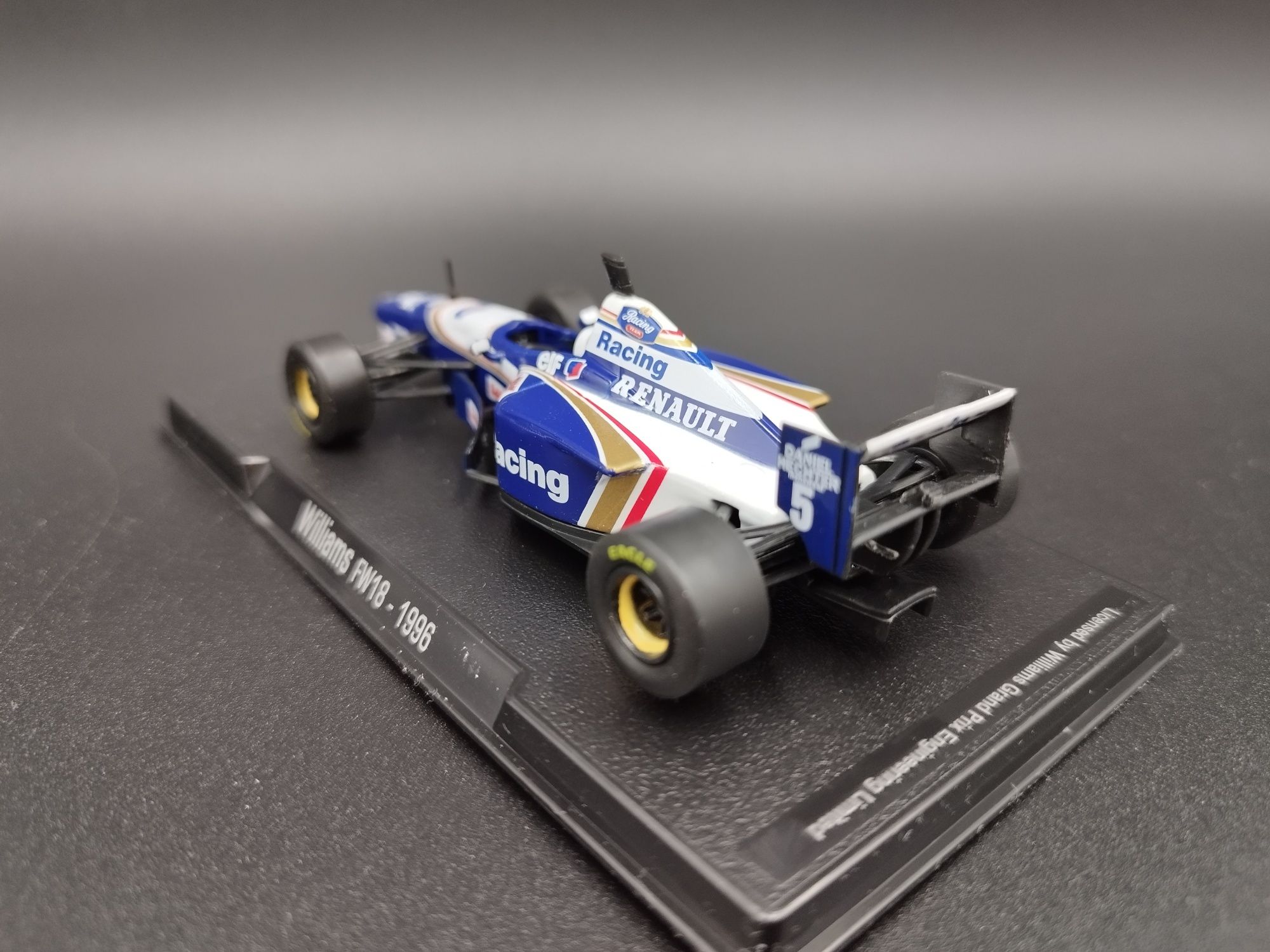 1:43 editorial Sol90 1996 F1 Williams FW18 Damon Hill  Gand Prix