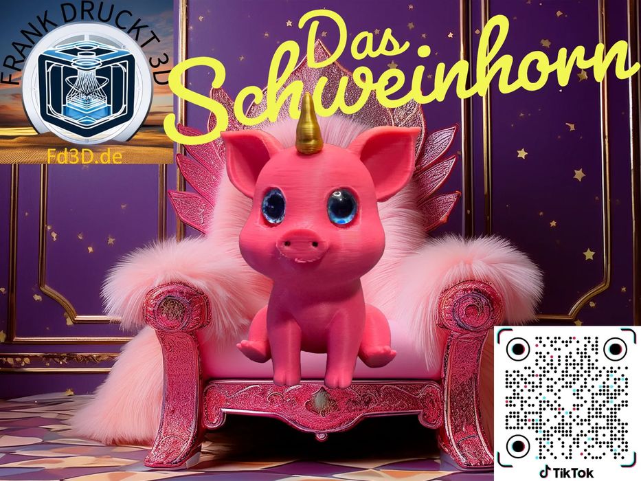 O Porcorn - O Porco Unicórnio Divertido