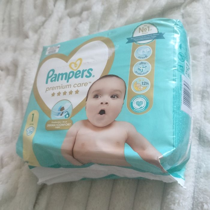 Pampers premium care Rozmiar 1 - 2 paczki - wysyłka