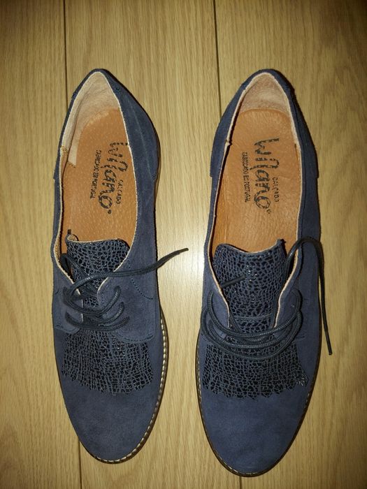 Sapatos Milano em pele