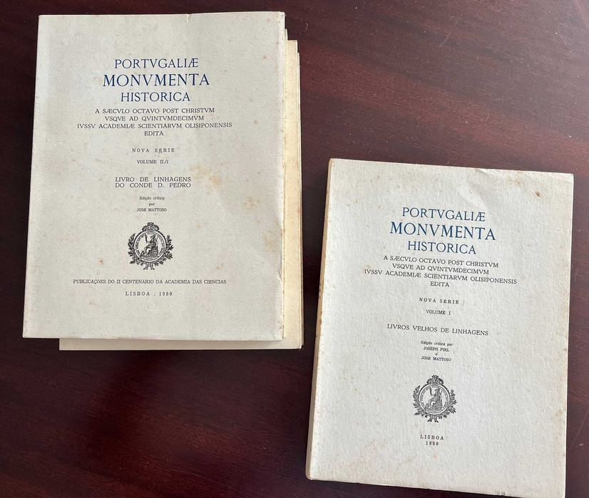 Livros PORTUGALIAE MONUMENTA HISTORICA ediç Academia das Ciências 1980