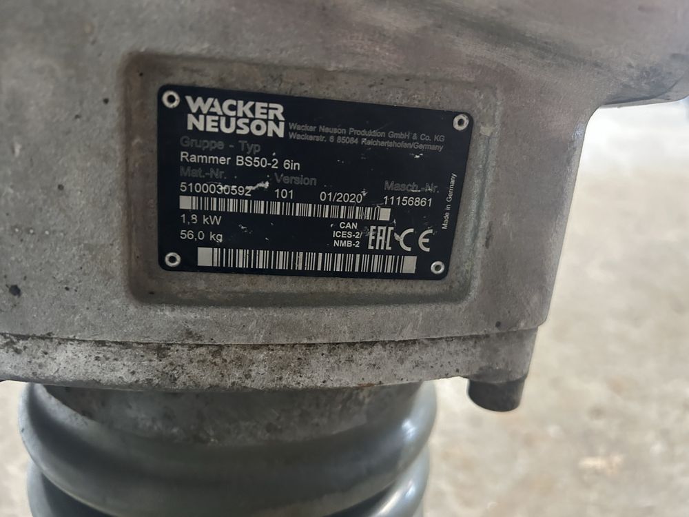 Używany skoczek stopa wibracyjna Wacker BS 50-2 (15) rok 2020