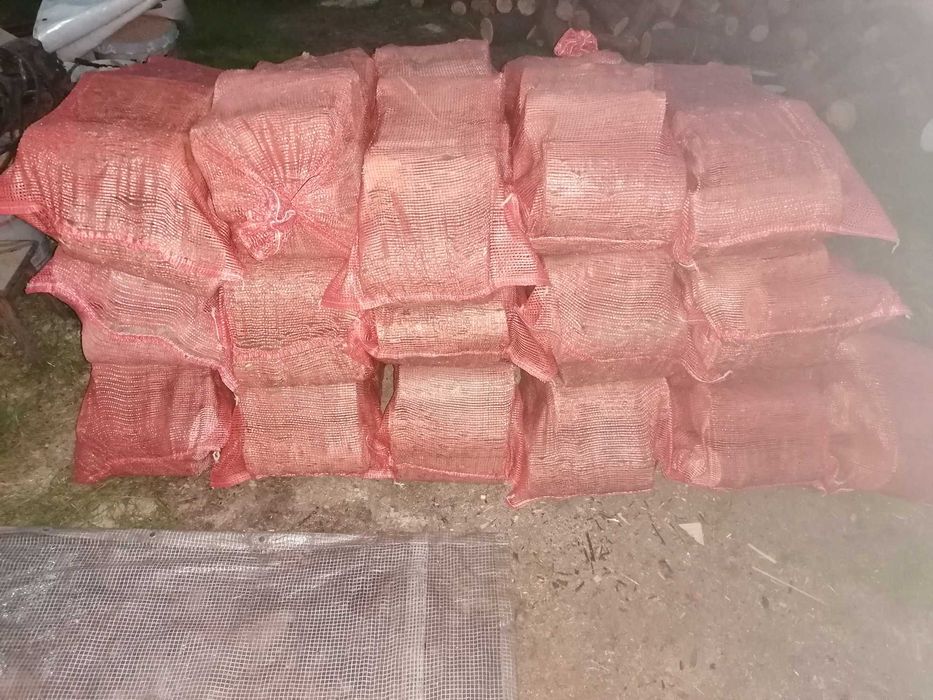 Drewno opałowe duzy worek