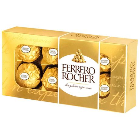 Цукерки Ferrero Rocher, 100 г. (8 цукерок)