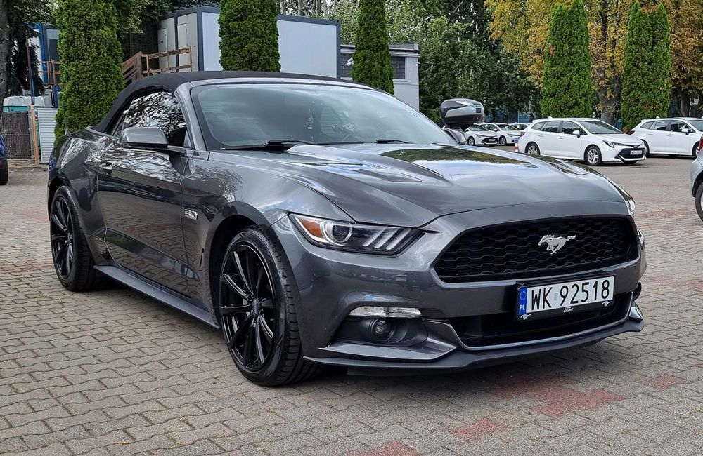 Ford Mustang Mustang GT Premium 5.0 Cabrio Borla - Piękny, zadbany, głośny,