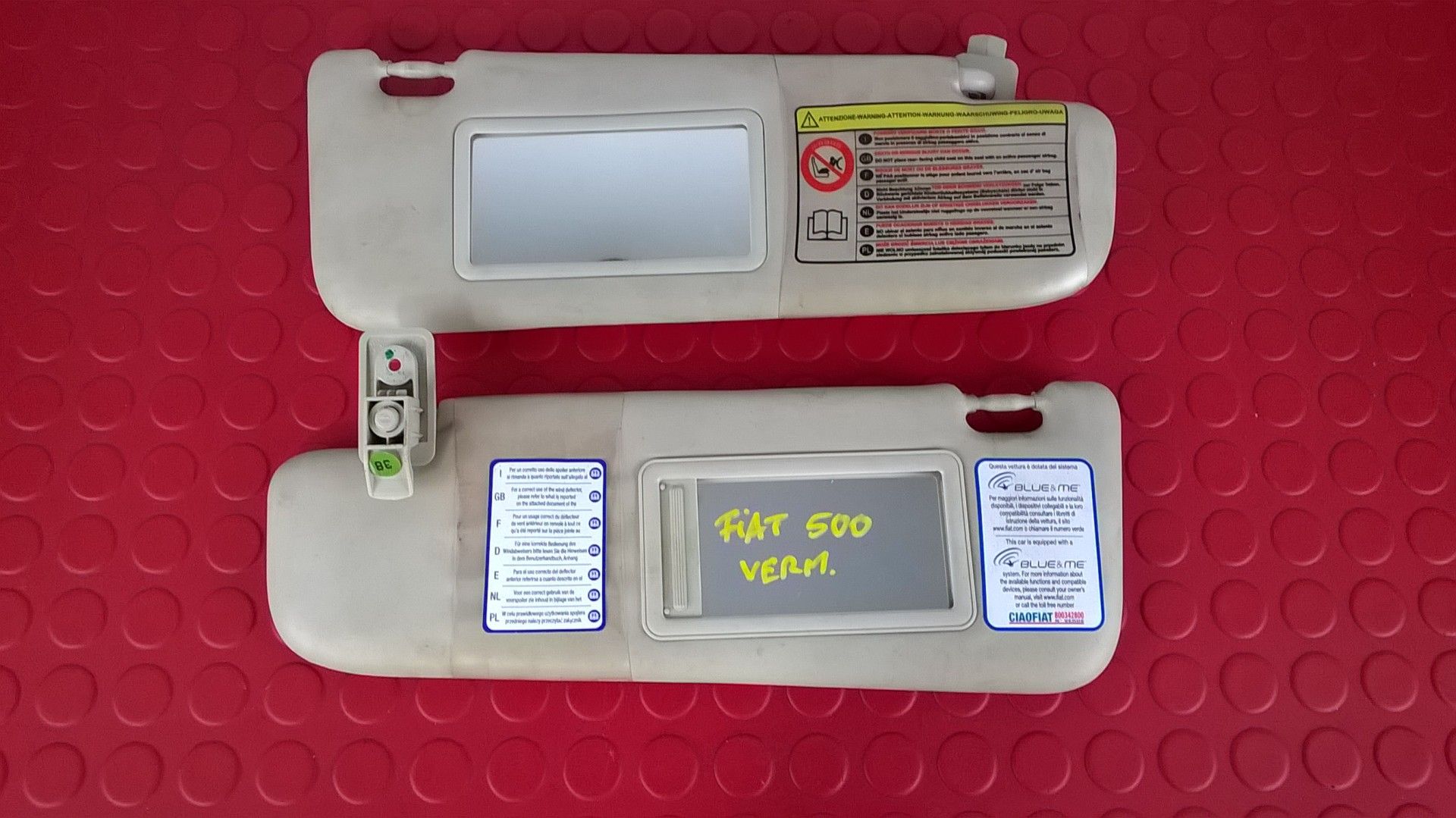 Conjunto Palas do Sol - D312C385 [Fiat 500 C]
