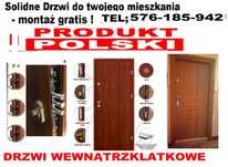 Drzwi zewnętrzne -wejściowe z montażem ,akustyczne ANTYWŁAMANIOWE