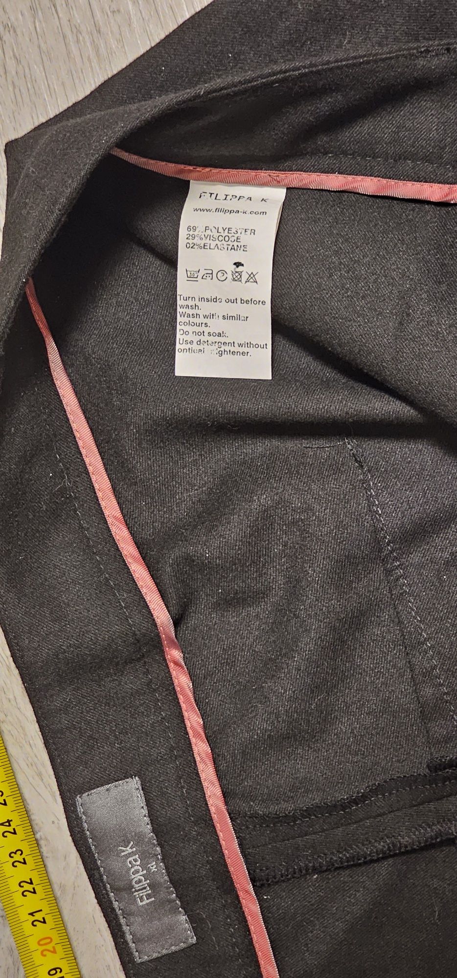 Filippa k spodnie damskie rozmiar XL wymiary na zdjęciach