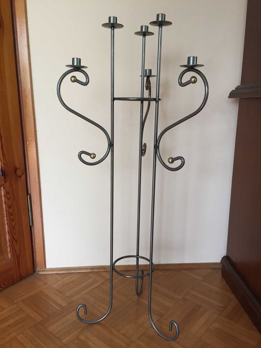 Świecznik metalowy