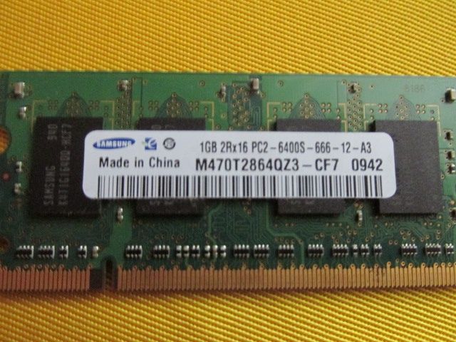 Оперативная память (ОЗУ) в ноутбук DDR2 - 1 Gb