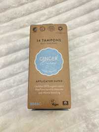 Tampony z aplikatorem bio 14 sztuk ginger organic