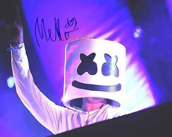 Maska Marshmallow, maska ​​LED DJ Marshmello