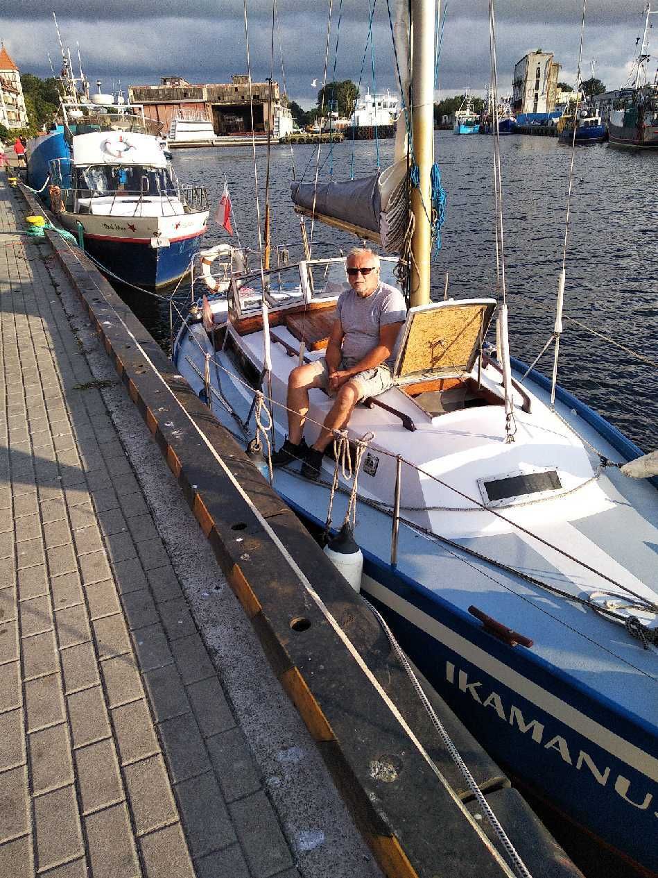 Jacht morski stalowy Wibo 930 z 1988 roku