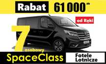 Renault Trafic 7 osób, od Ręki , SpaceClass, Fotele Lotnicze