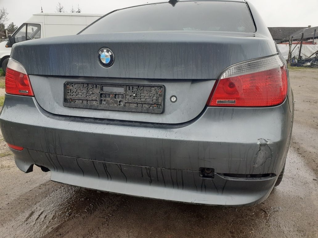 BMW e60 e61 2.2 zderzak maska lampa blotnik drzwi TITANGRAU METALLIC