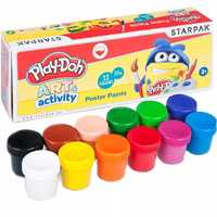 Farby plakatowe Play-Doh Starpak 12 szt. x 20 ml