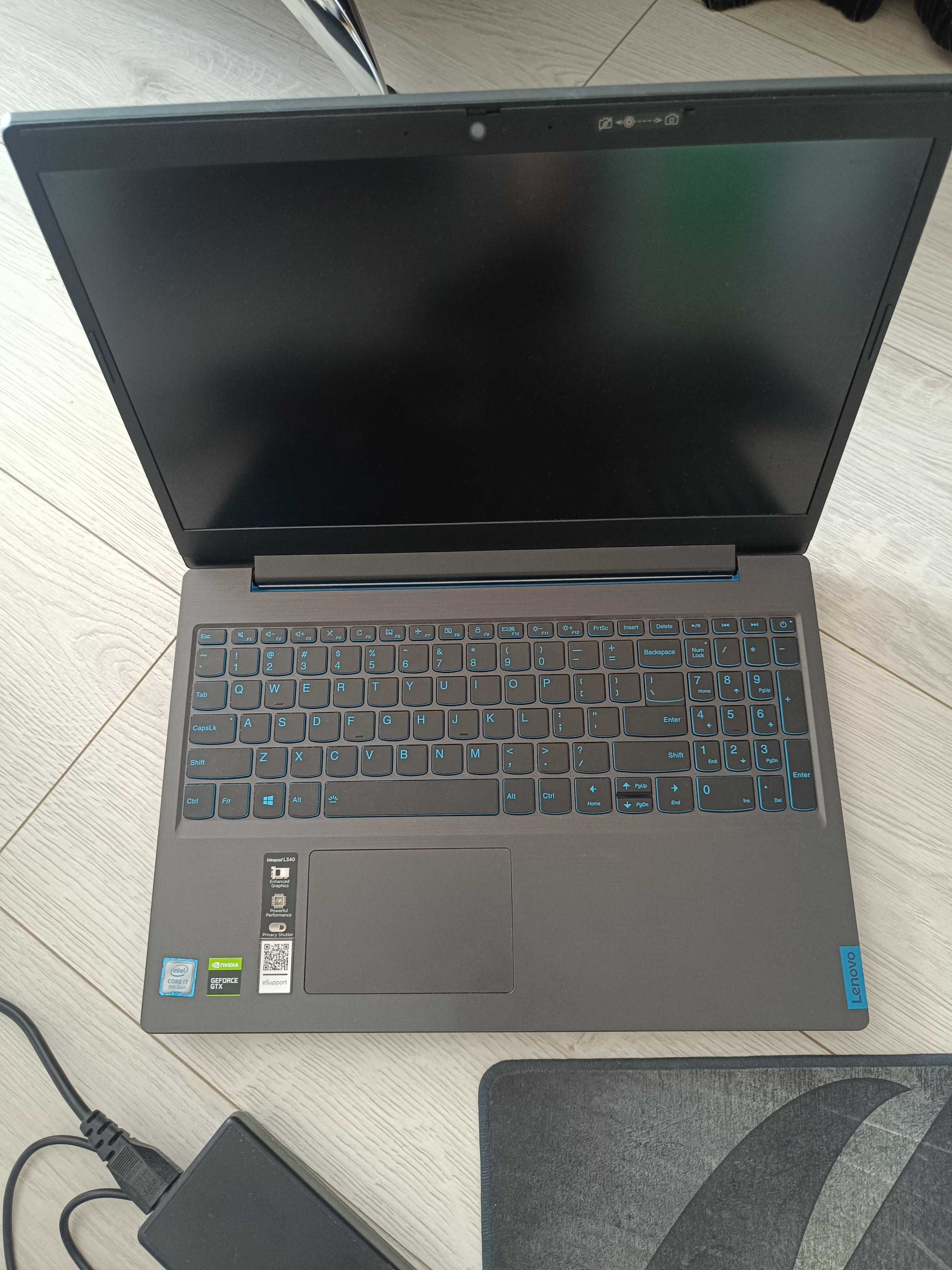 Laptop Lenovo IdeaPad L340, Intel i7-9750HF, GTX 1650