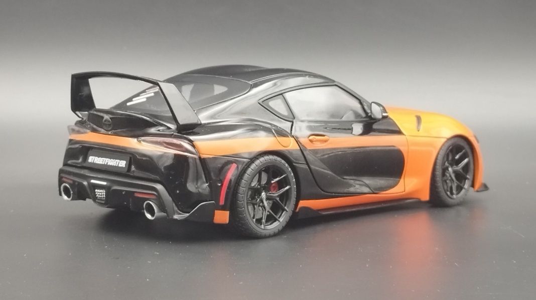 1:18 Solido Toyota GR Supra Streetfighter 2024 Orange Black