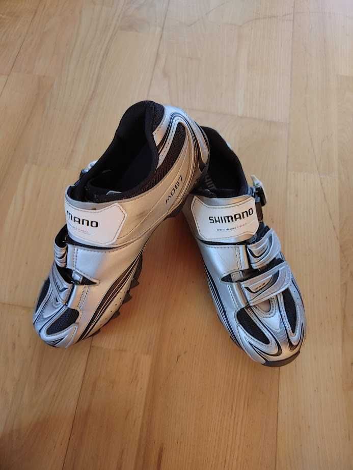 Super buty kolarskie z blokami m. Shimano SPD M087 r. 41