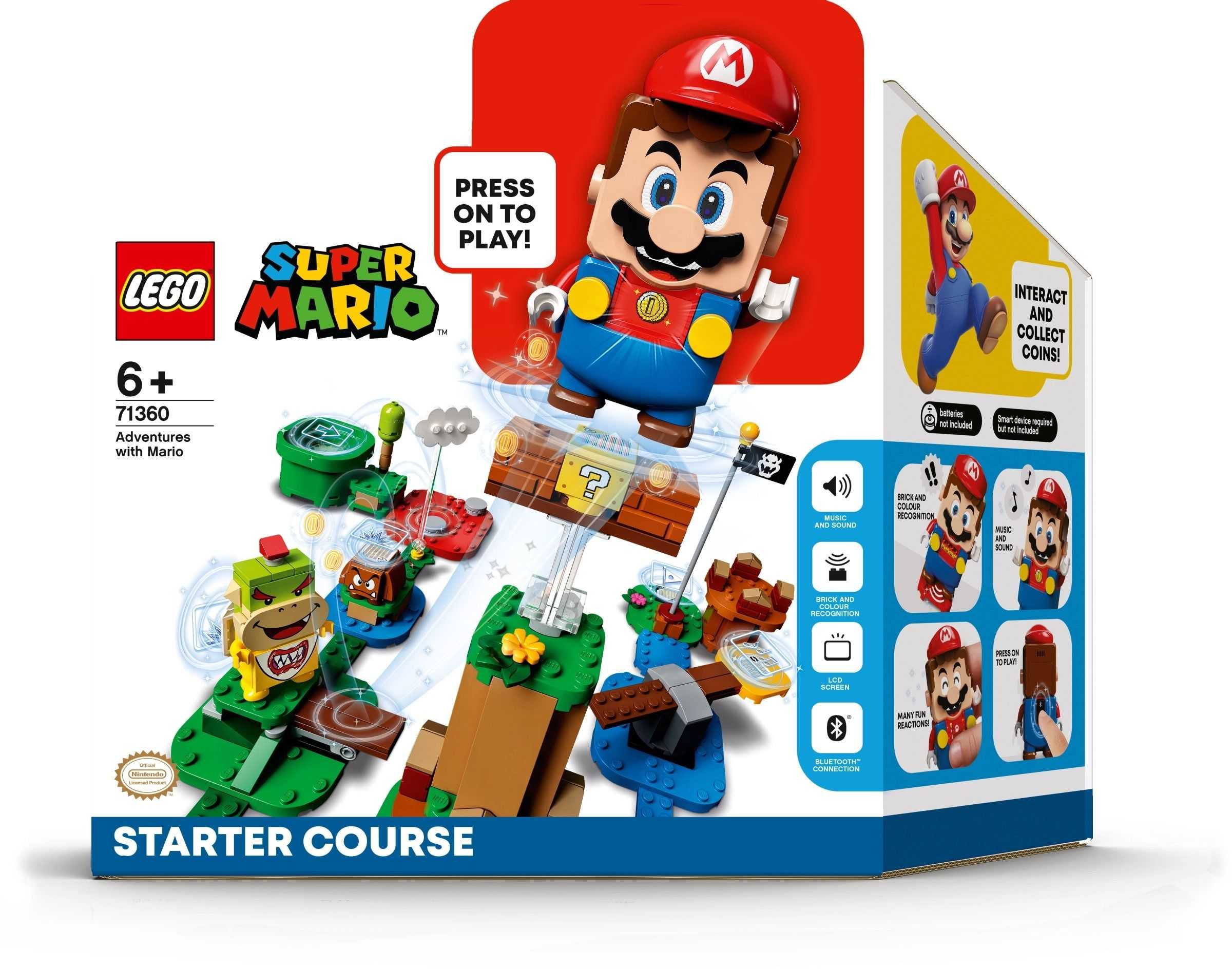 Mega Zestaw Klocki LEGO Super Mario Zestaw Premium Startowy