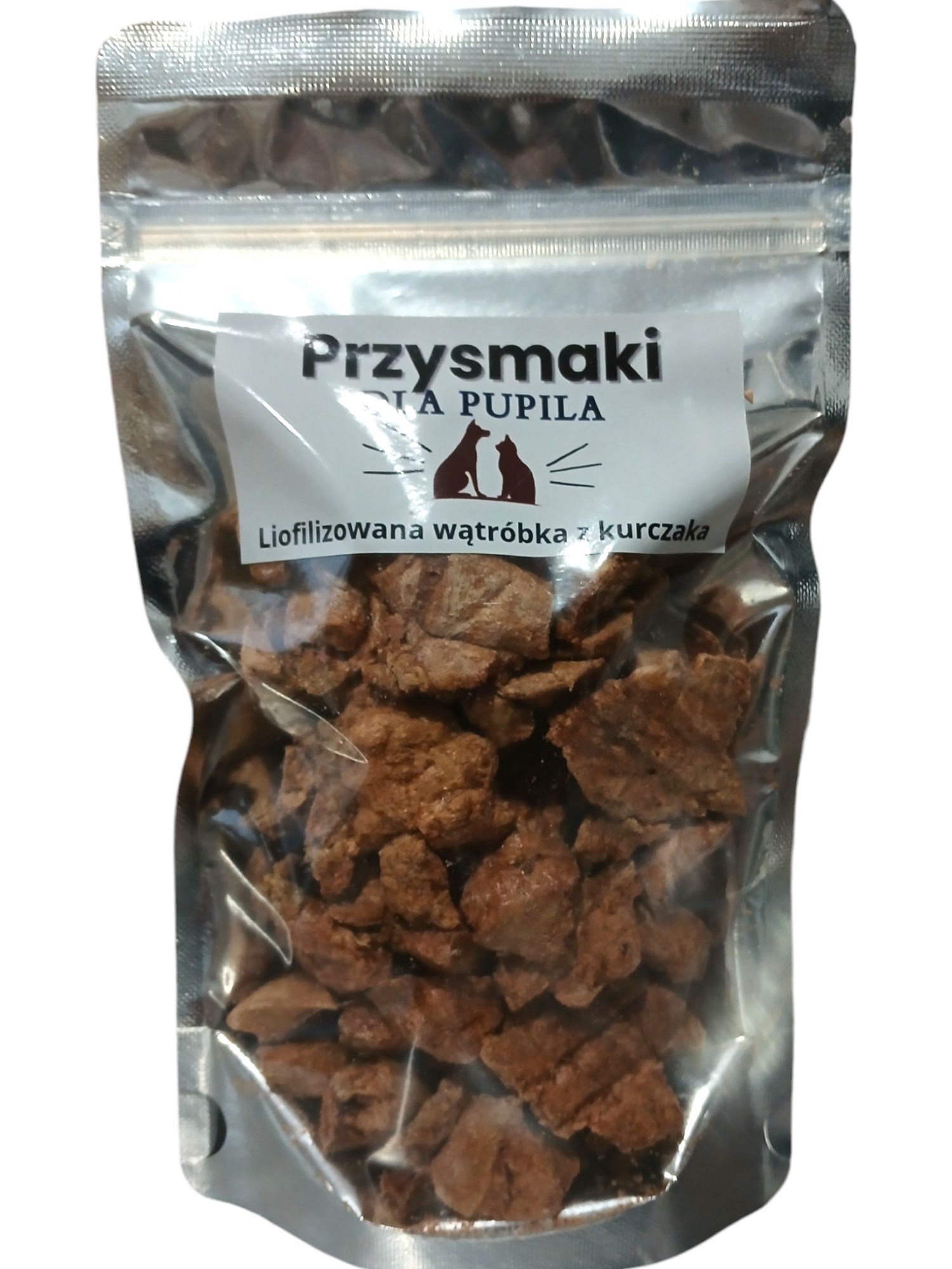 Liofilizowana wątróbka z kurczaka dla psa, kota. Przysmak, Moc witamin
