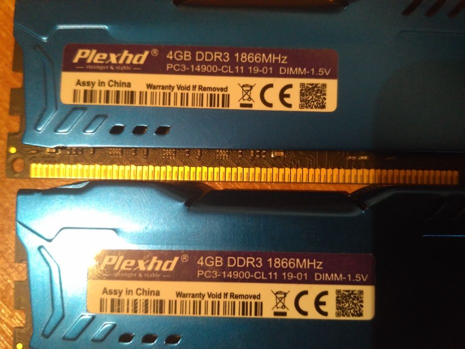 Память Plexhd 1600 DDR3 2x4Gb (С радиатором, AMD)