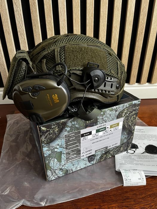 Hełm Fast Maskpol + 3M  Peltor Sporttac