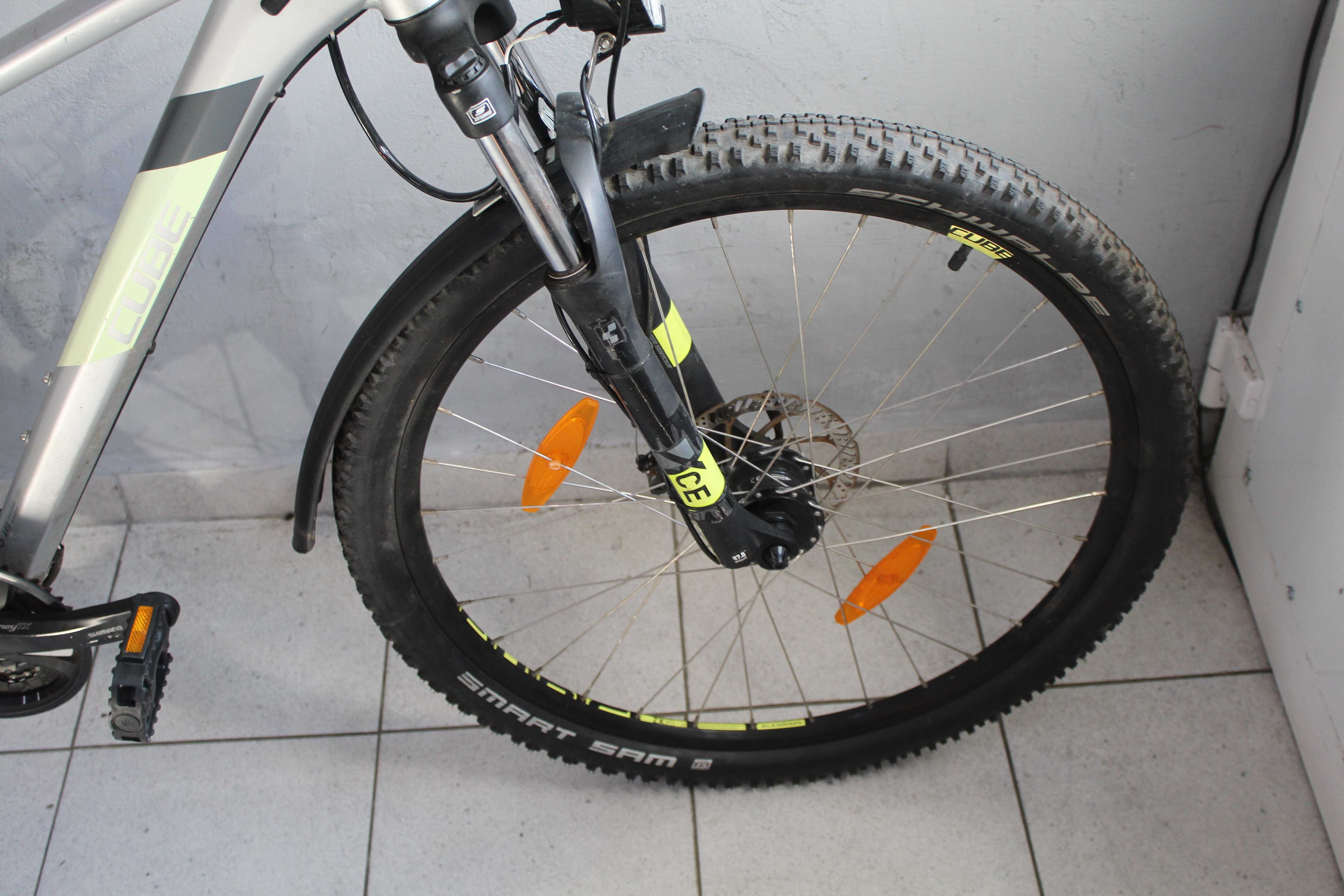 Rower MTB CUBE AIM , Rama 16" S, Koła 27,5",Ham. Tarcz. Oświet na dyna
