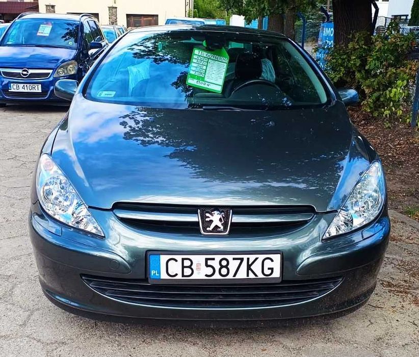 Peugeot 307 LPG 2.0 cabrio bogate wyposażenie sprawny hardtop skóry