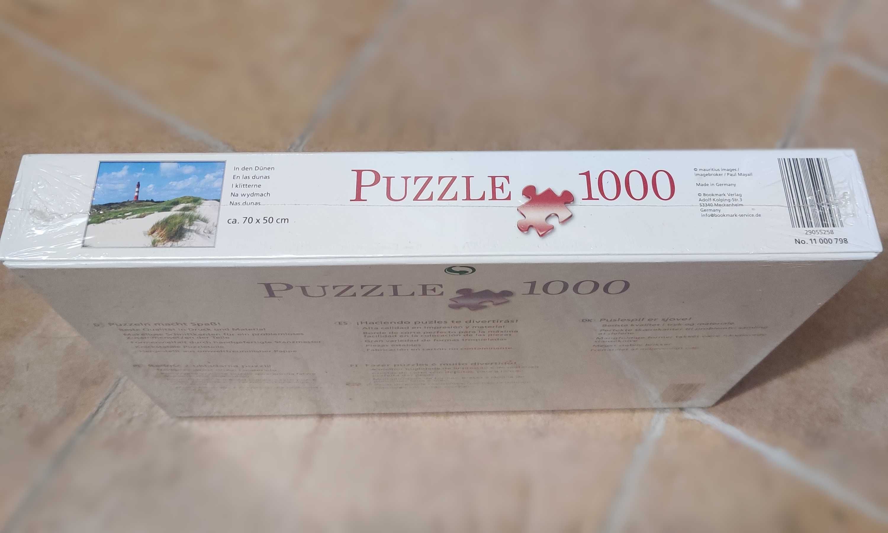 Puzzle 1000 pç NOVO - Farol nas dunas - embalagem selada.