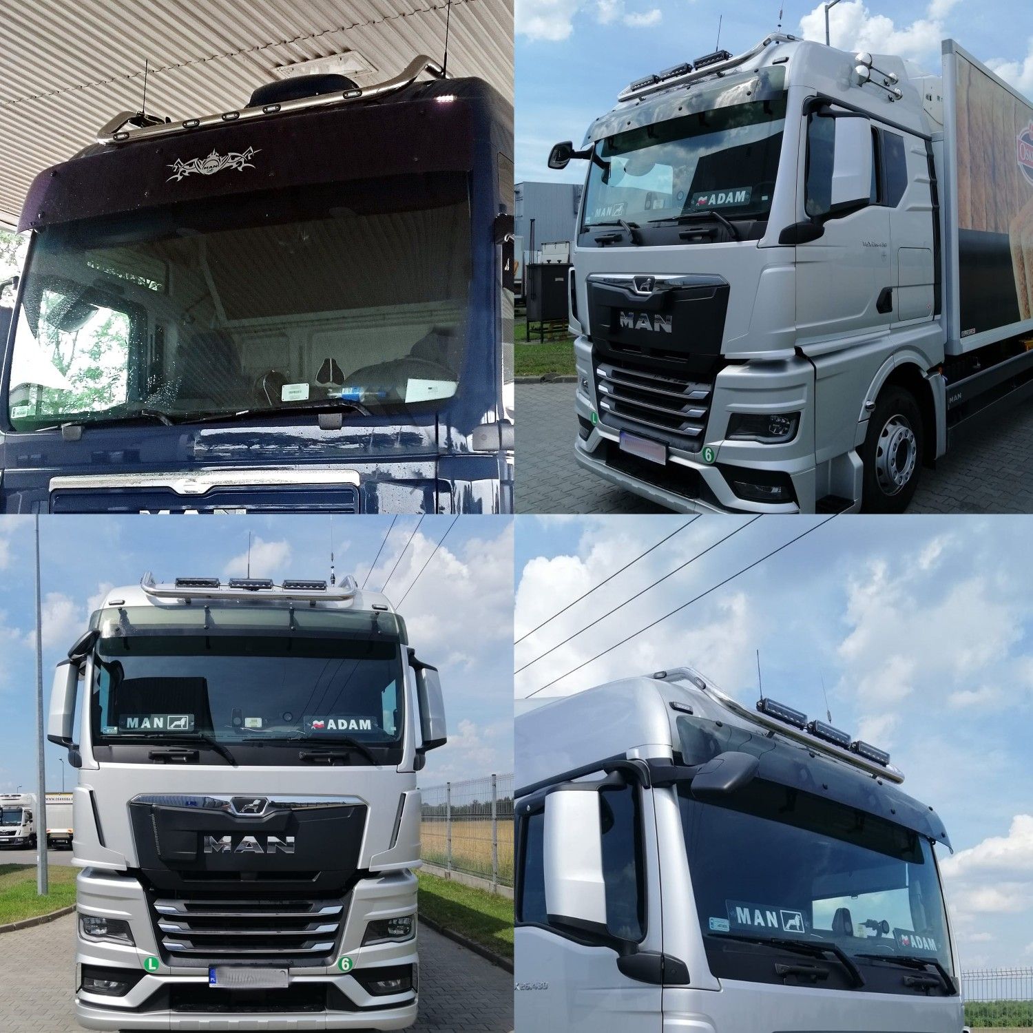 Orurowanie dachowe / Rama MAN TGX TGA TGS TGM (z oświetleniem 28)