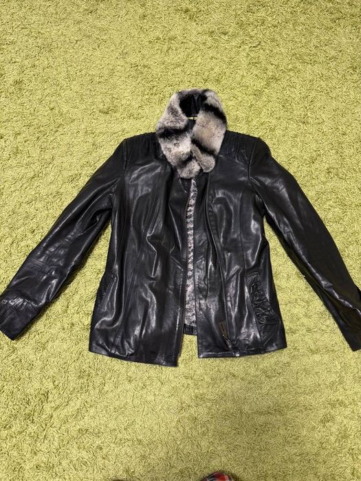 Демисезонний поданий піджак з натуральної хутра шиншили