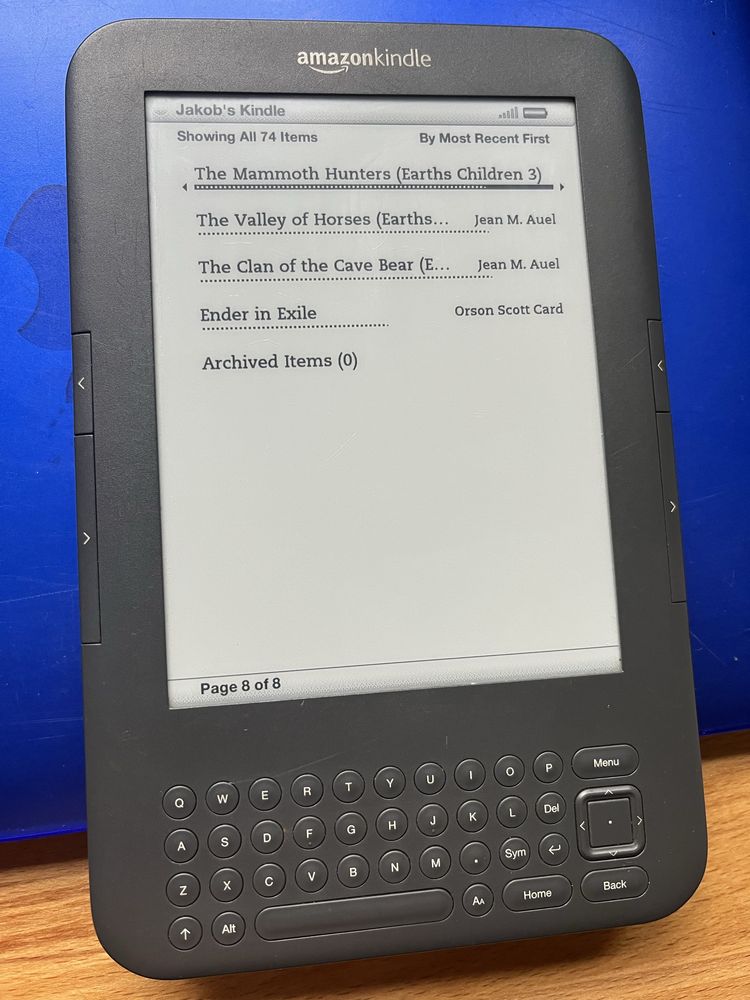 Amazon Kindle 3 najlepszy czytnik