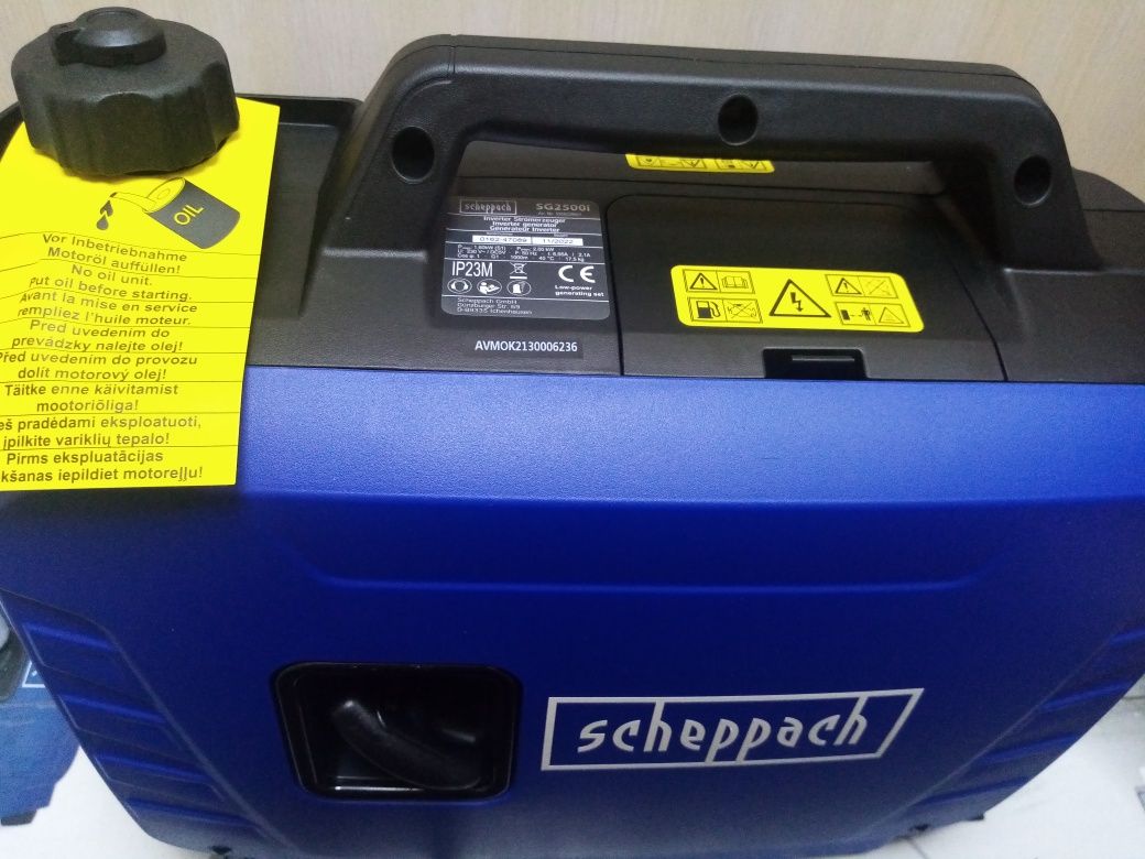 Генератор інверторний Scheppach Бензиновий SG2500i 1.6 кВт