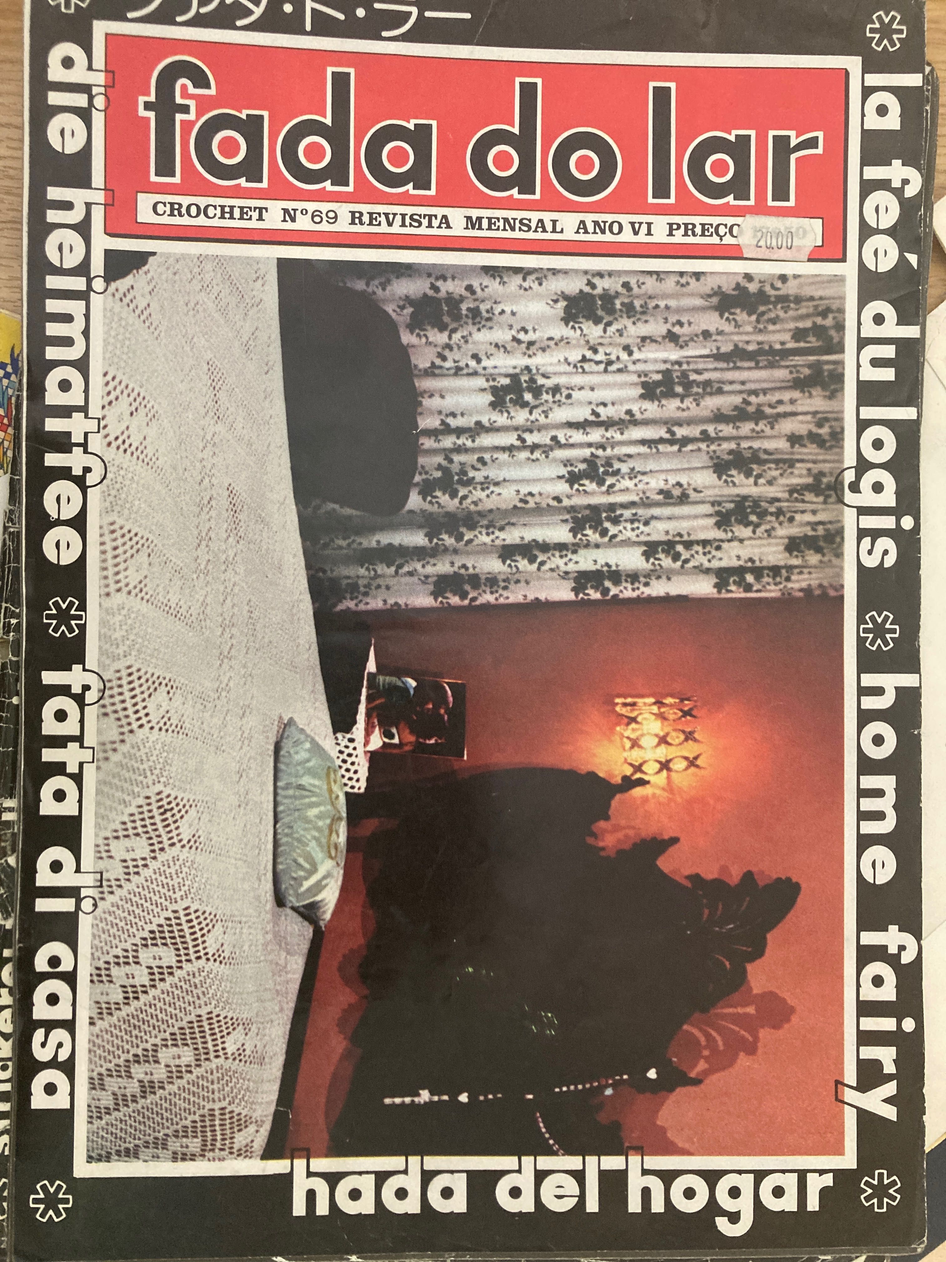 Revistas de crochet “fada do lar” n. 82, 24, 69 e 100 e 26