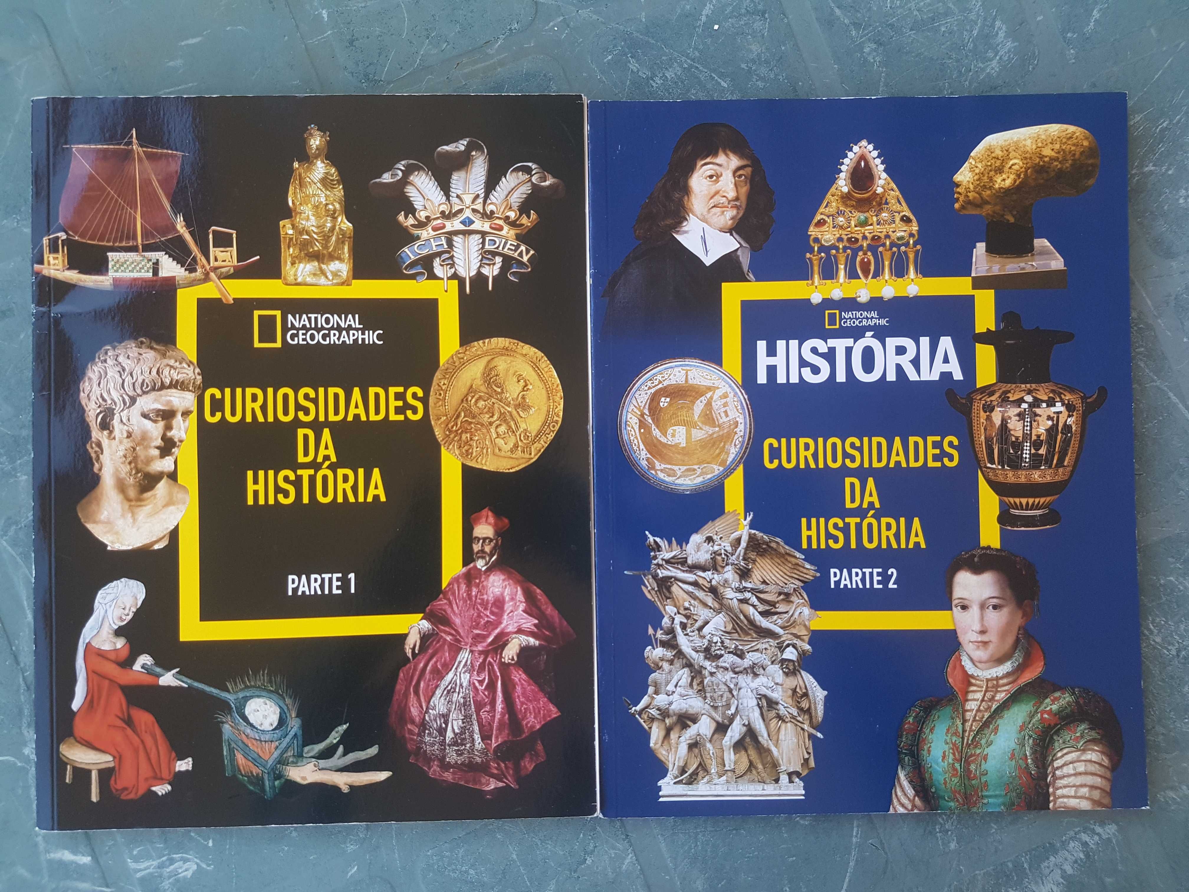 2 Revistas Curiosidades da História-Parte 1 + Parte 2 - Nat Geographic