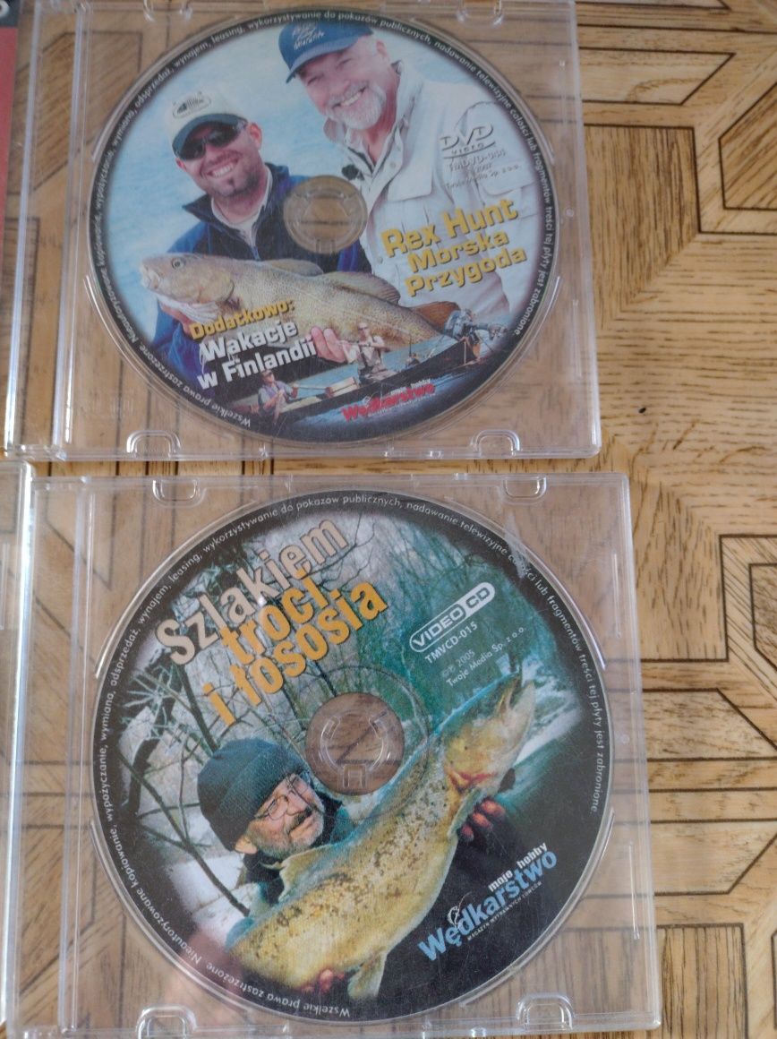 Wędkarstwo Płyty DVD CD VCD zbiór