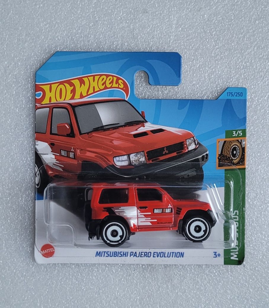 Mitsubishi Pajero Evolution red Hot Wheels